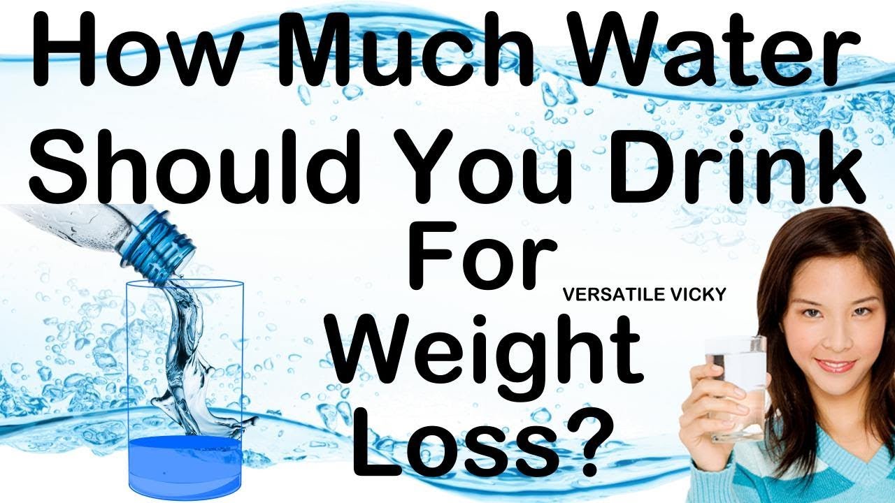 How much water to drink daily to lose weight?